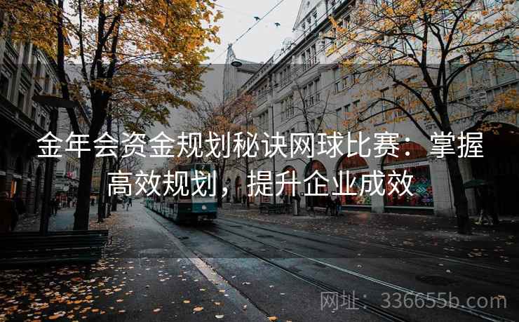 金年会资金规划秘诀网球比赛：掌握高效规划，提升企业成效
