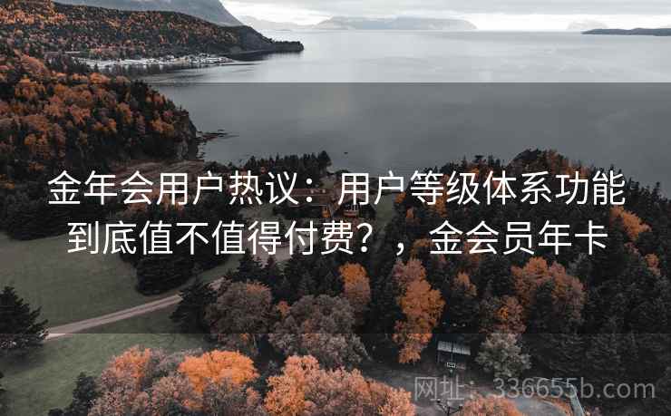 金年会用户热议：用户等级体系功能到底值不值得付费？，金会员年卡